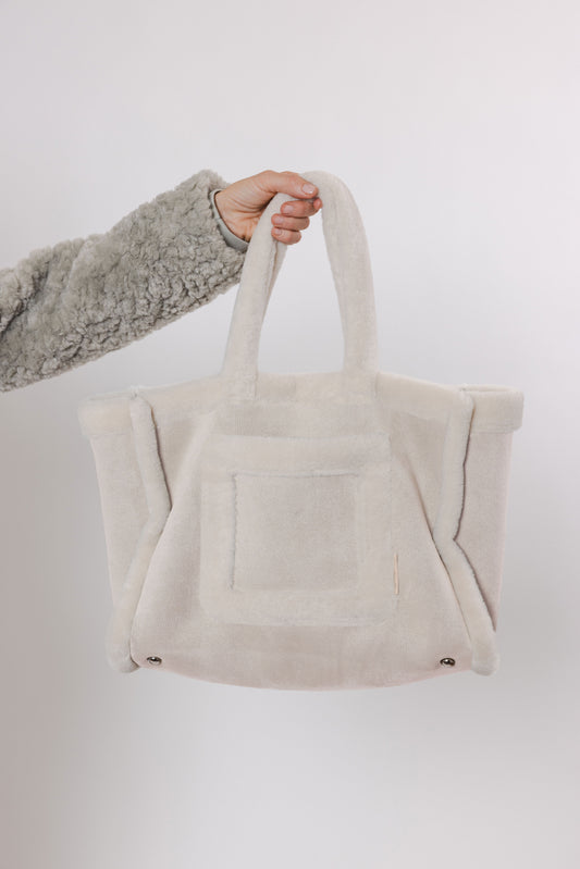 Rino & Pelle Faux Sheepskin Tote Danu