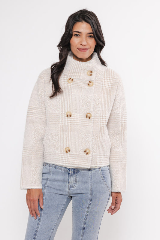 Rino & Pelle Short Check Cardigan Beth