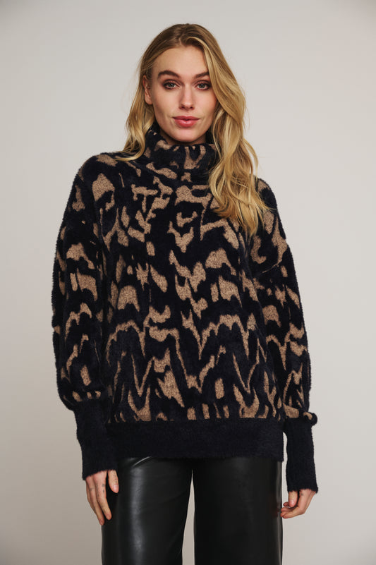 Rino & Pelle Animal Print Sweater Naura