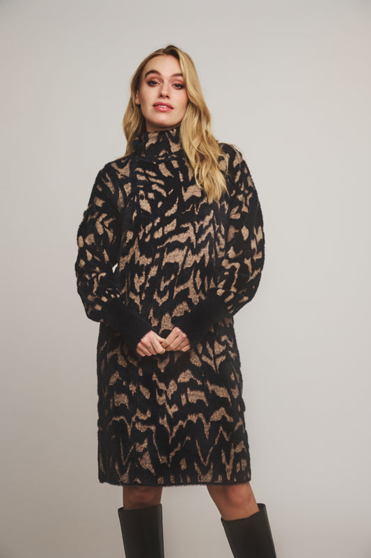 Rino & Pelle Animal Print Long Dress Zinna