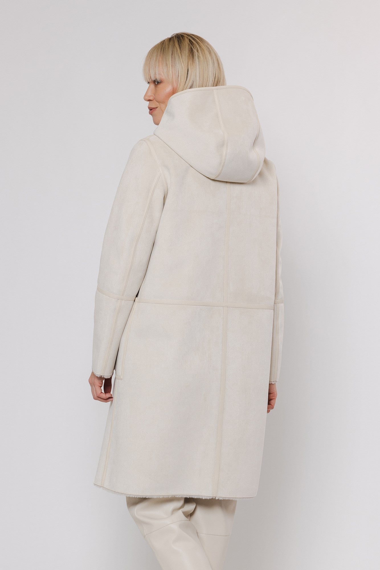 Rino & Pelle Reversible Hooded Coat Ova