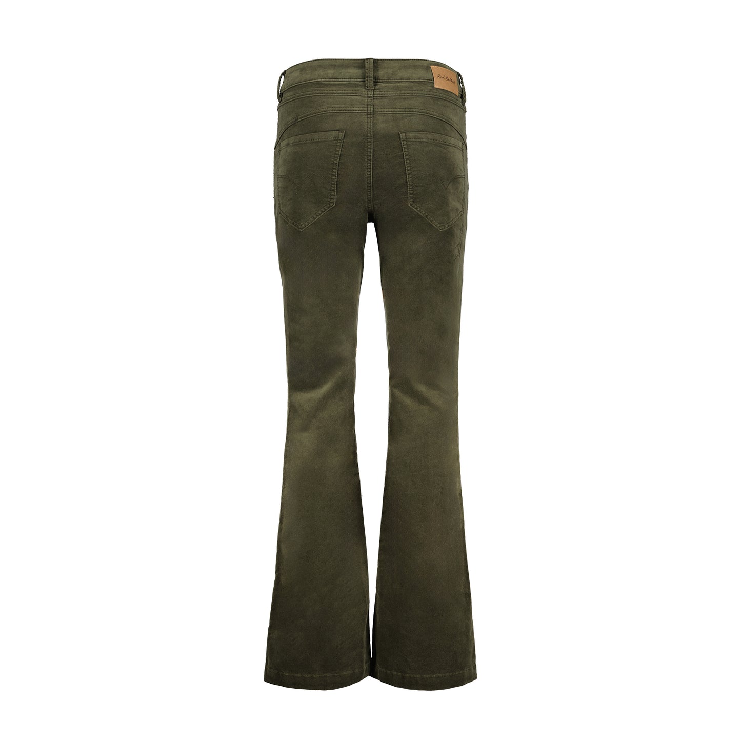 Red Button Army Green Bibette Velvet Jeans SRB4319