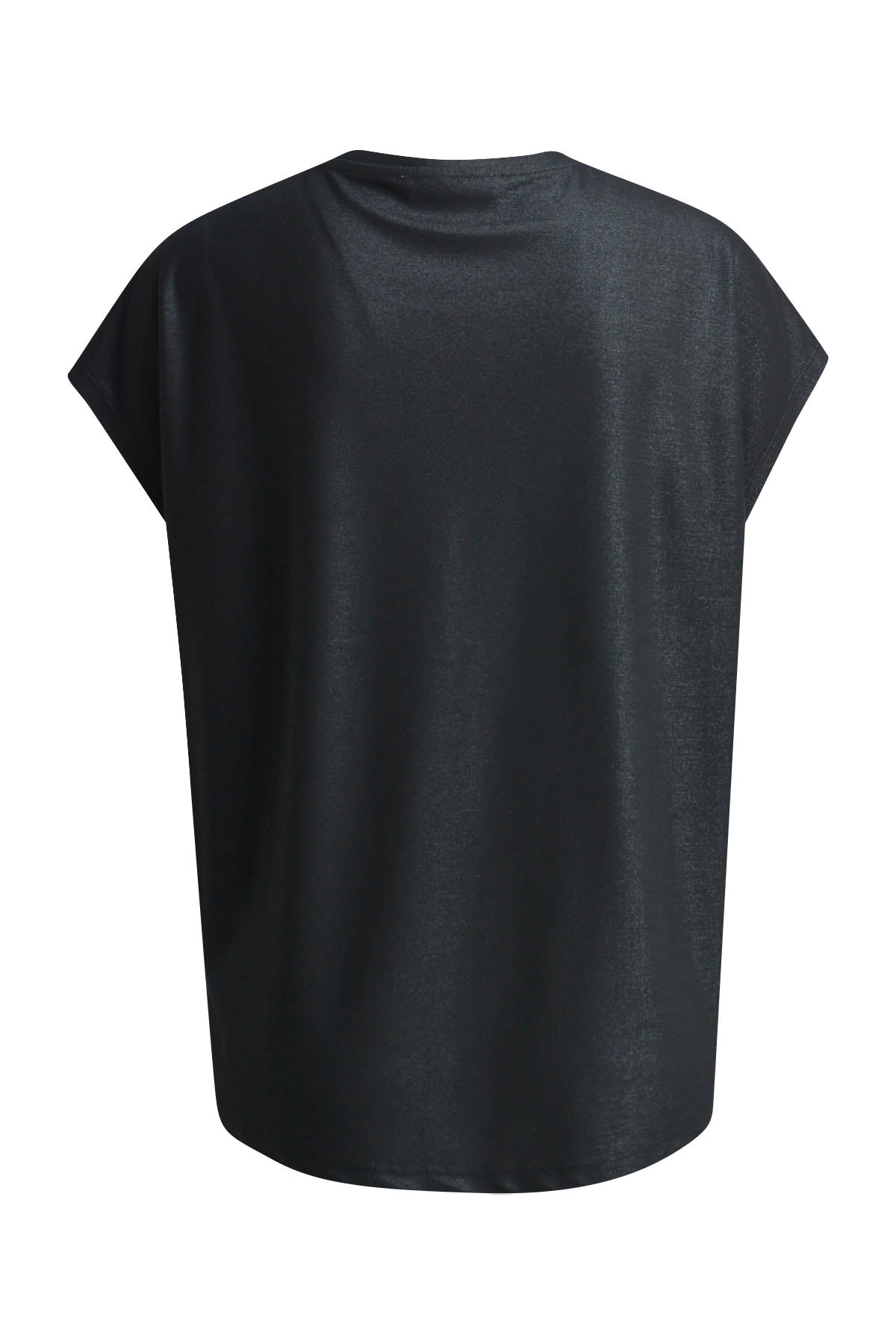 Smith & Soul Metallic Cap Sleeve T-shirt 0824-0816