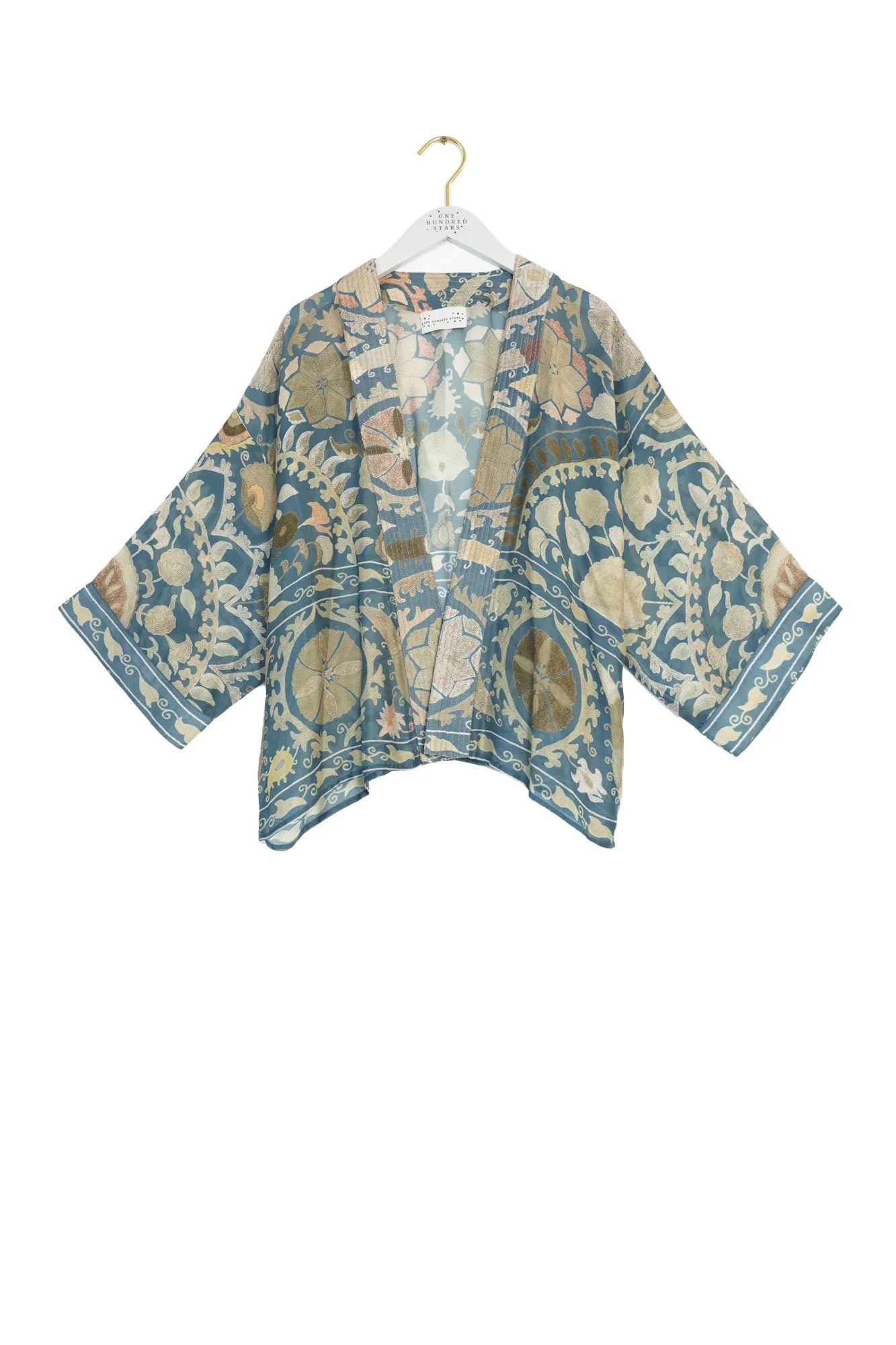 One Hundred Stars Susani Blue Kimono