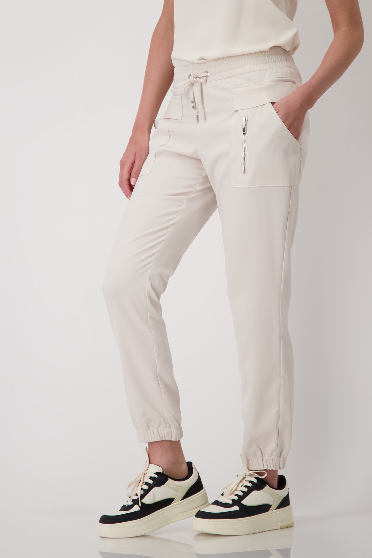 Monari Satin Pull on Cargo Pant 807998