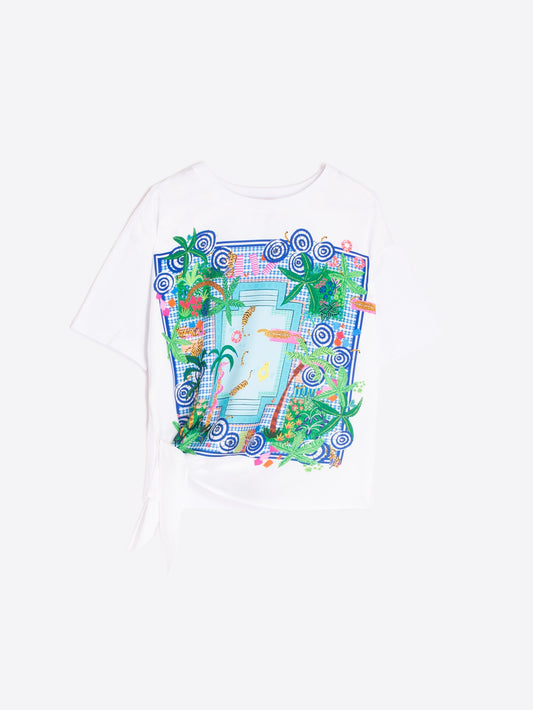 Vilagallo Swimming Pool Print T-Shirt 32533